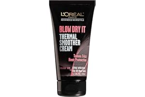 L'Oreal Paris Advanced Hairstyle Blow Dry It Thermal Smoother Cream, 5.1 Ounce