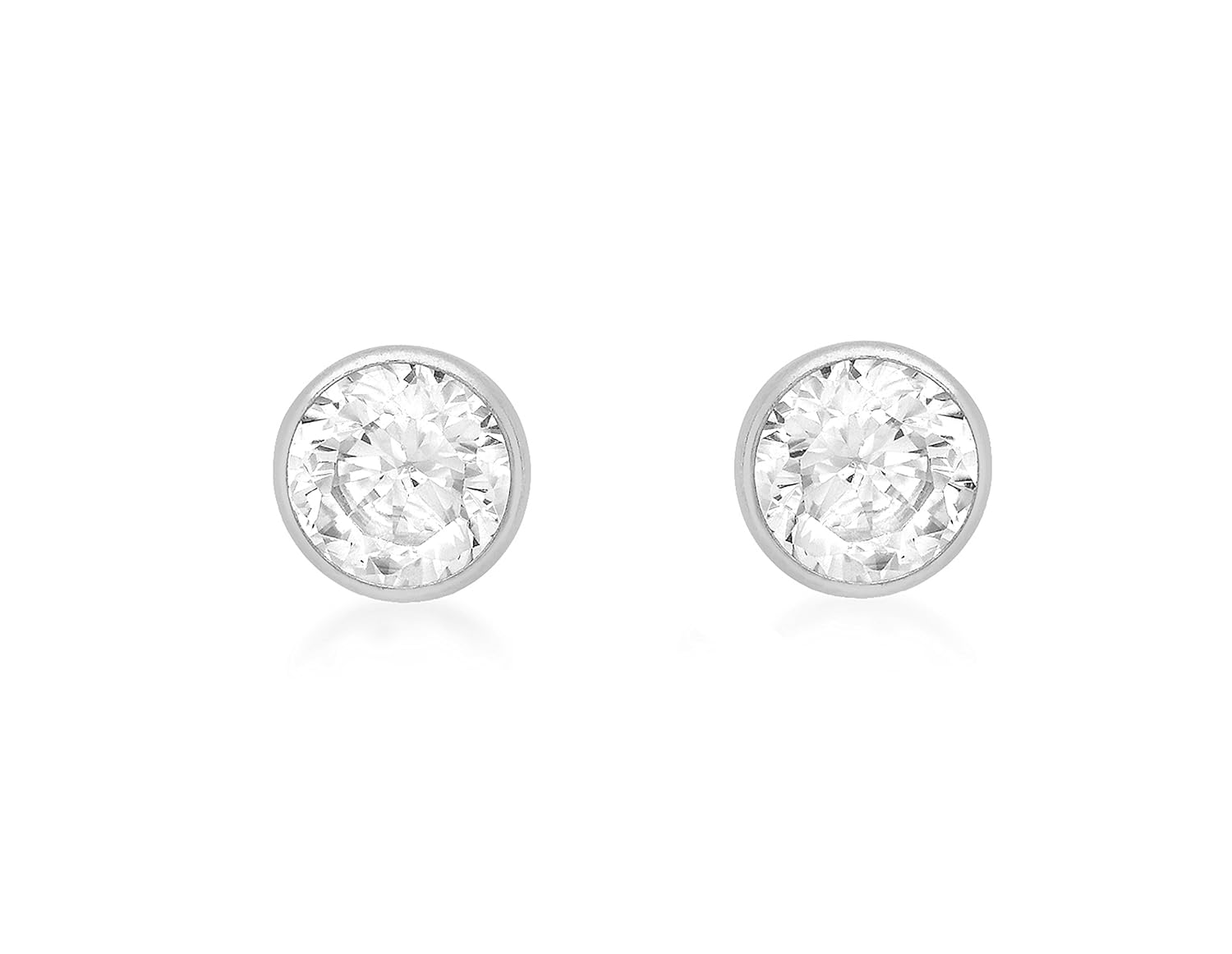Carissima Gold Pendientes de mujer de oro blanco circonita