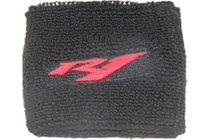 iTobest Fits For Y-a-m-a-h-a YZF R1 R1S YZF-R1 1999-2022 Motorcycle Accessories Brake Fluid Reservoir Cover Sock (Black R1Red)