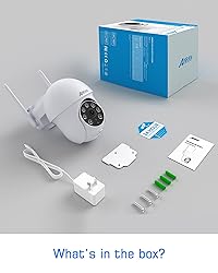 ANRAN 5MP Security Camera Outdoor, 360°PTZ
