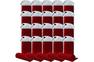 immoono Pack of 20 Cooling Towel 40x12'' Ice Towel for Neck and Face Microfiber Chilly with Bag Breathable Yoga Gym Stay Cool Towels Sweat Rag for Workout Running Camping Pilates Beach, Red