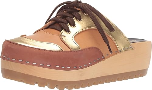 cognac clogs