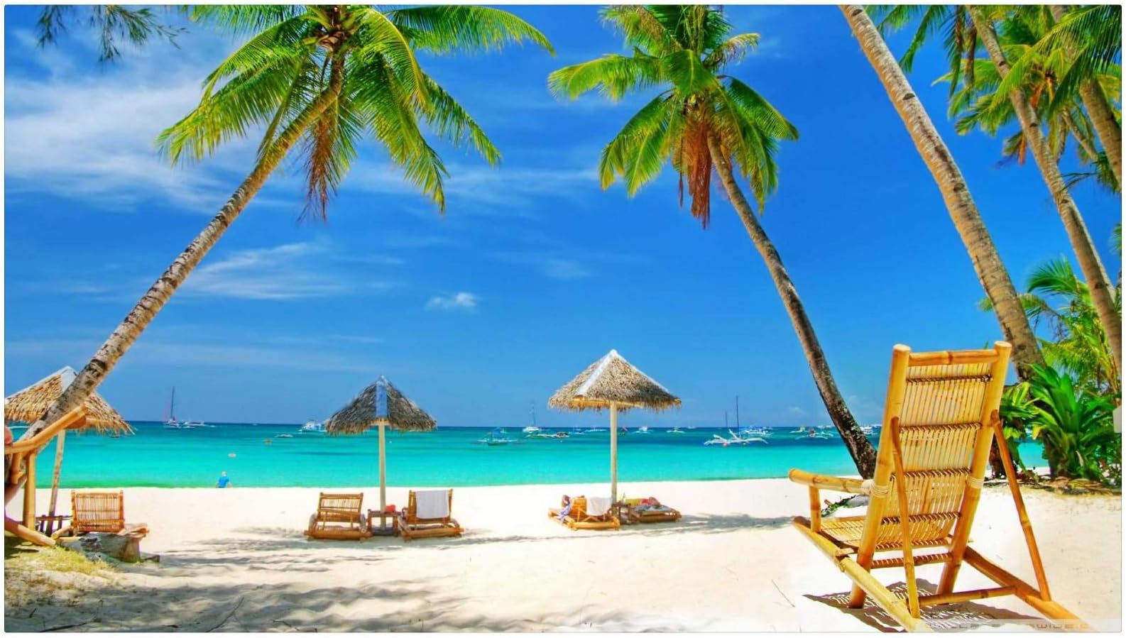 Puzzle 500 Piece for Adult Beach View Under The Blue Sky Decorative Paintings