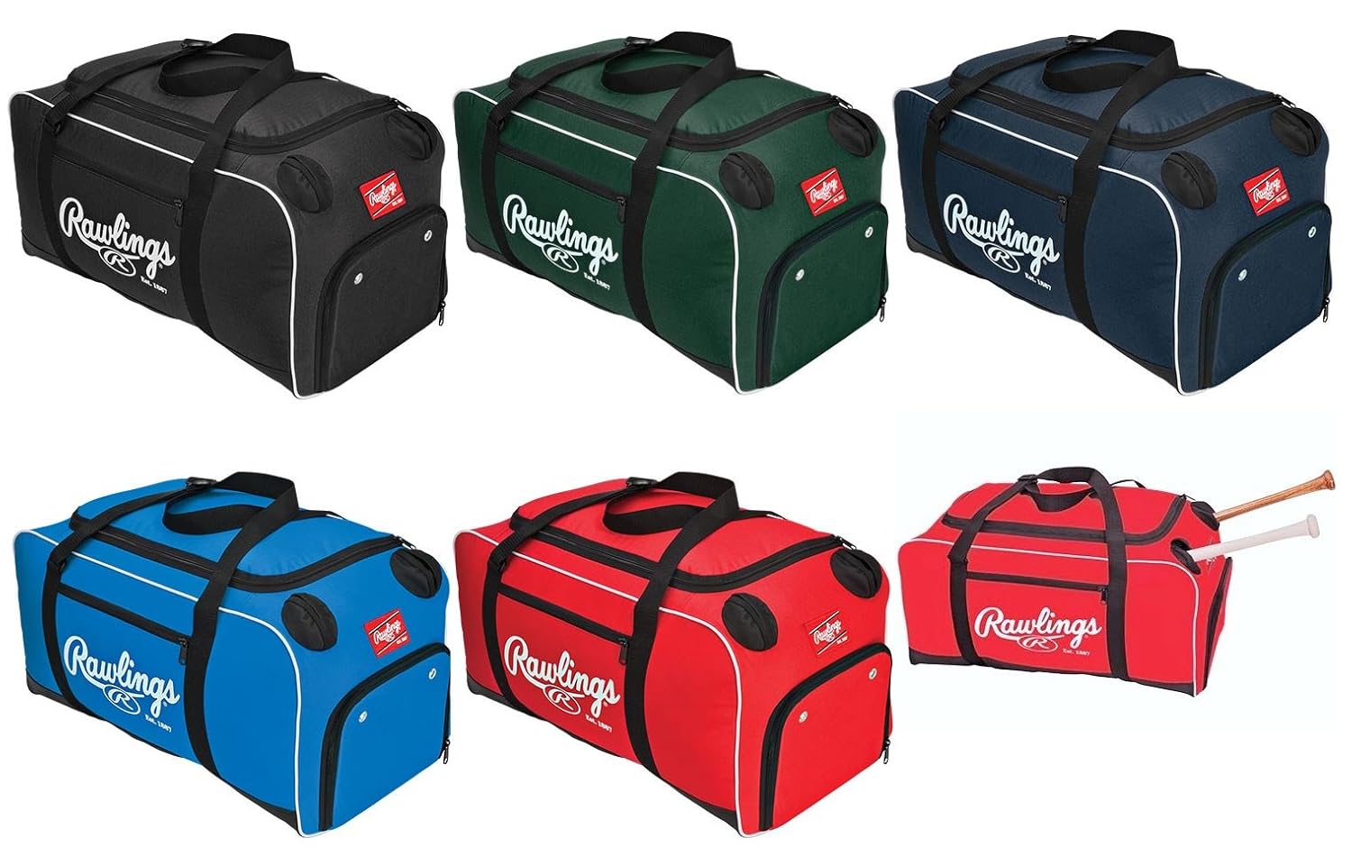Rawlings Baseball/Softball Duffle Tournament Travel Bag (2