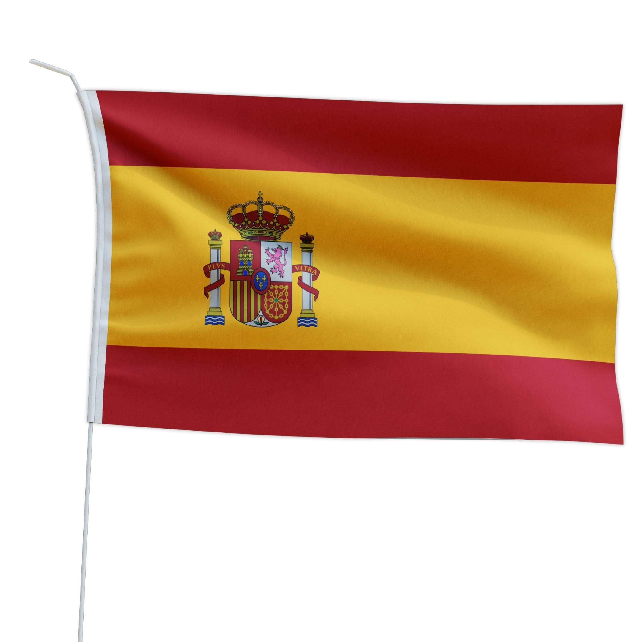 MARINEO Spain Country Flag for Boat - 20 x 30 cm, Red and Yellow