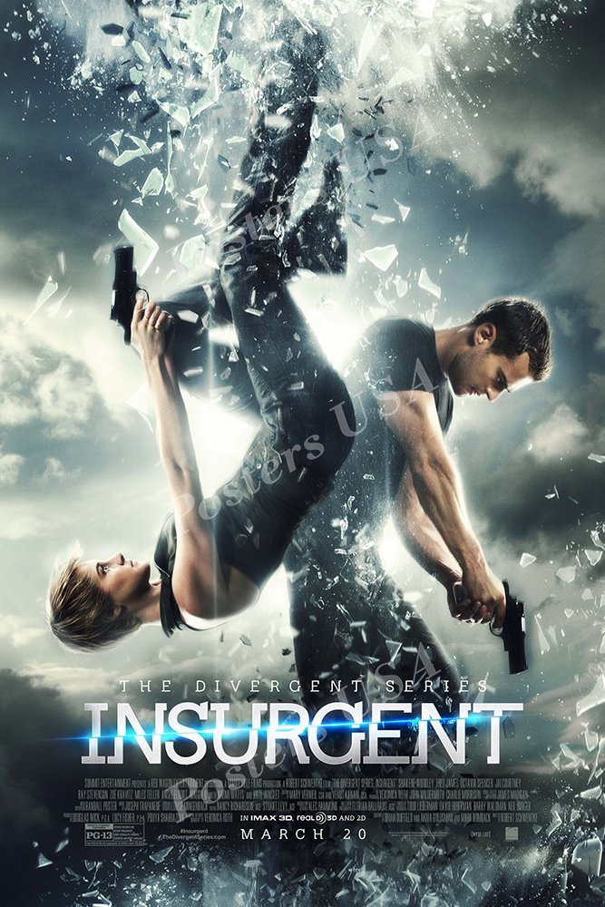 Posters USA Divergent Insurgent Movie Poster GLOSSY FINISH - MOV270 (16" x 24" (41cm x 61cm))