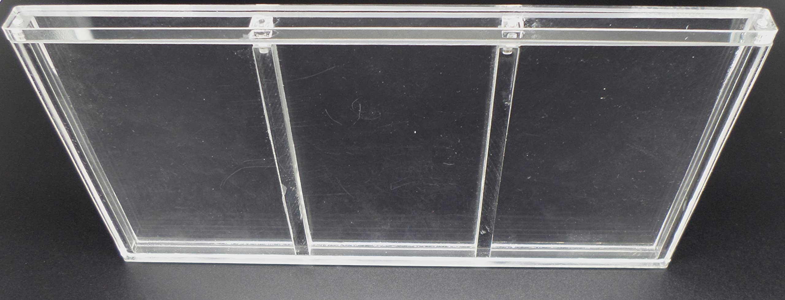 docsmagic.de Acrylic Display for 3 Booster Packs Magnetic Lid - UV Safe - PKM MTG YGO - Display Case — image 1