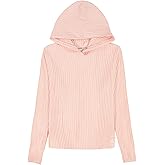 Calvin Klein girls Long Sleeve Popover Cozy Hoodie Sweatshirt