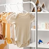 KEPLIN 36 Pack Children's Hangers Non-Slip Plastic Space Saving White view 7