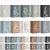 Kolldenn 30 Pcs Christian Bible Verse Gift Bags Religious Church Goodie Bags with Handles for Women Men Birthday Wedding Baptism Party Favors Neutral Aesthetics Wrapping Supplies