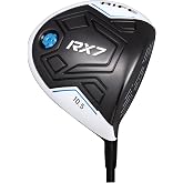 Offset Rife Golf RX7 Off-Set Anti Slice 10.5 Degree Maximum USGA Approved 460cc Titanium #1 Regular Flex Mens Standard Driver Draw Bias Golf Club