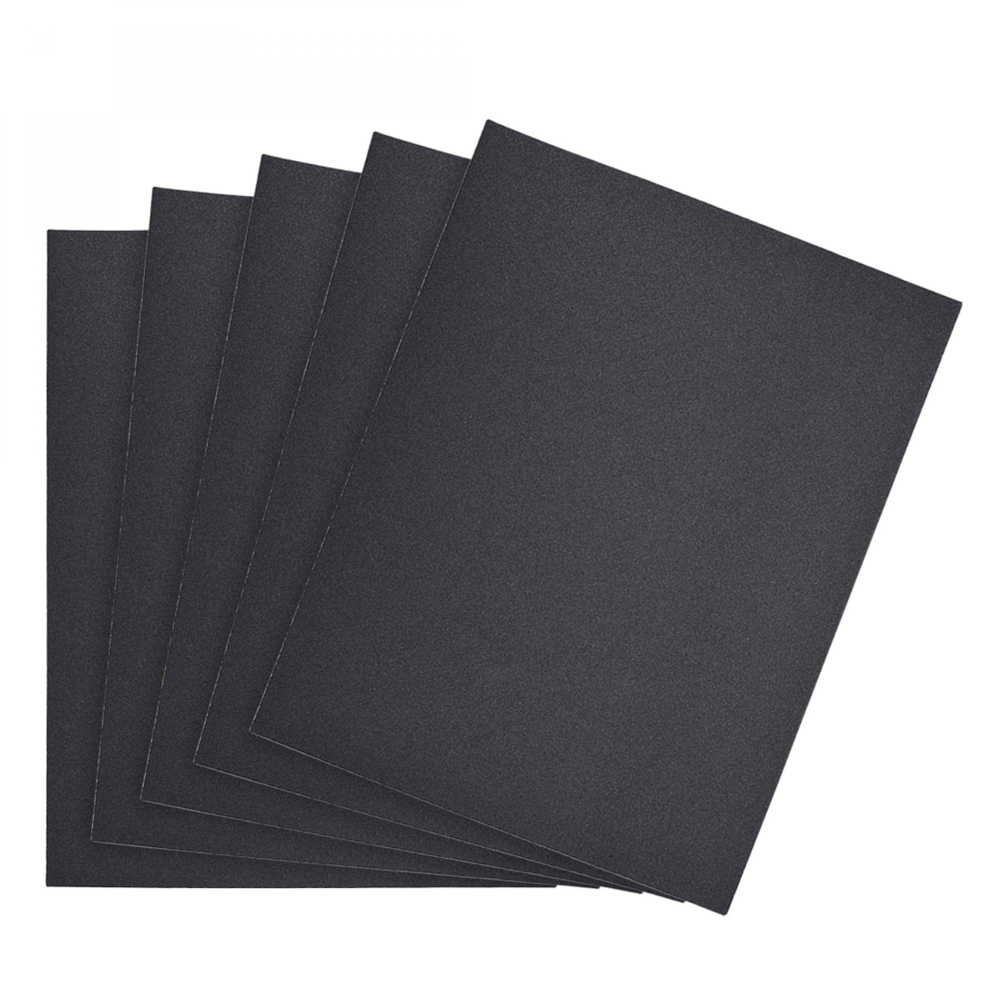 sourcing map 220 Grits Sanding Sheets 9-inch x 11-inch Wet Dry Silicon Carbide Sandpaper for Wood Furniture Metal Polishing 5pcs