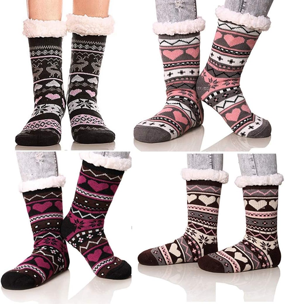 thermal fluffy socks