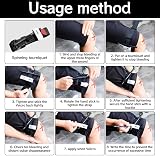 penmol 2PCS Nylon Tourniquet First Aid 95cm Black for Outdoor Sports view 3