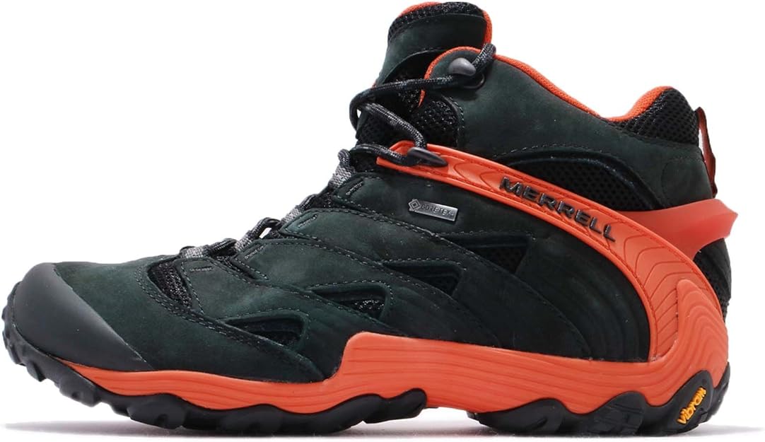 merrell men's chameleon 7 mid waterproof hiking boots