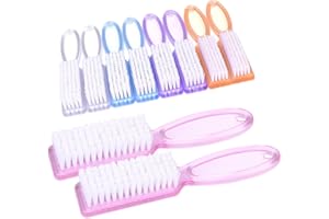 Yesker Handle Nail Hand Scrubbing Cleaning Brush-10 Pcs