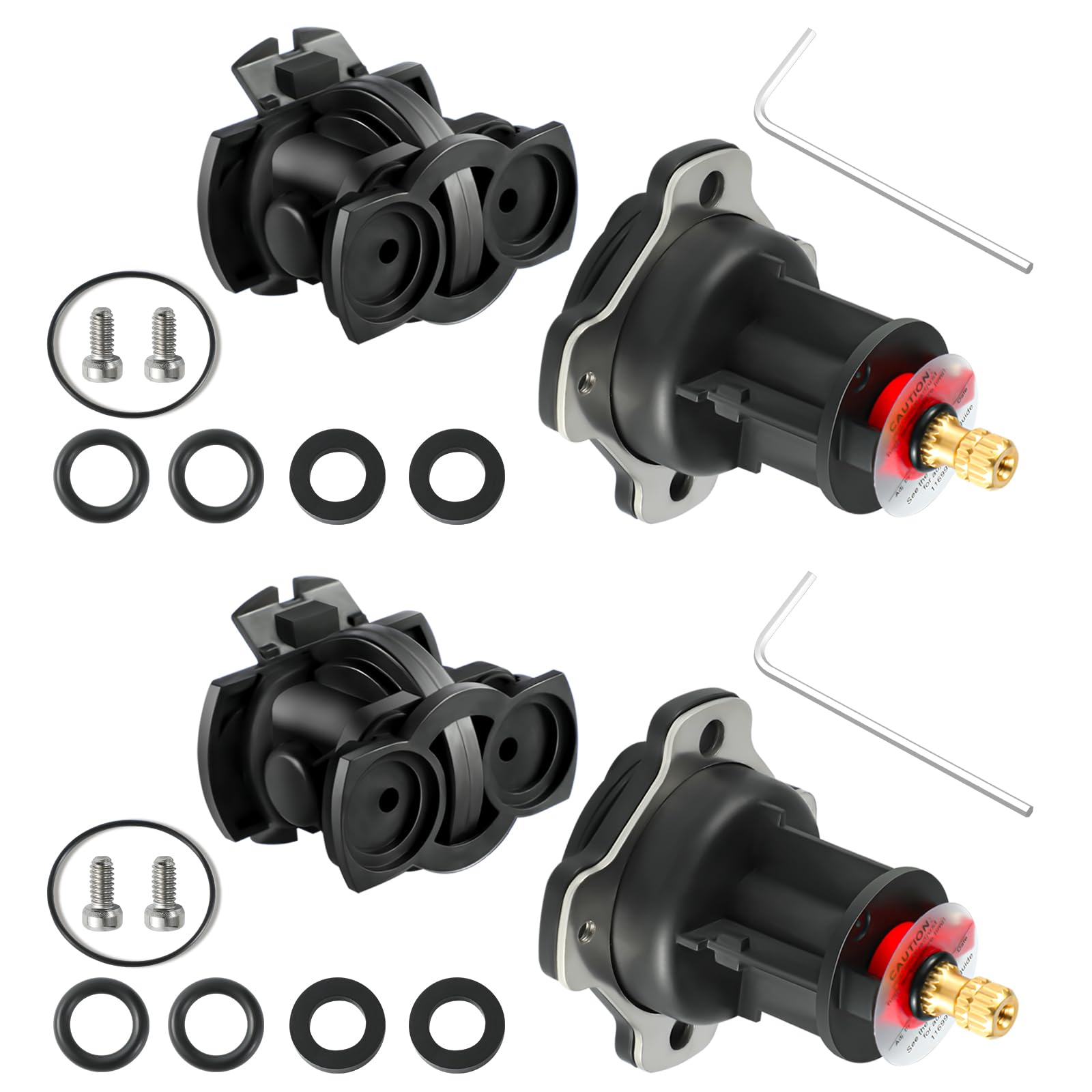 Photo 1 of 2 Pack GP876851 Mixer Cap and Pressure Balancing Unit Cartridge, Compatible with Kohler Shower Valves K-304 and K-11748 Platforms, Shower Cartridge Replacement Repair Kit, Include GP800820 and GP77759