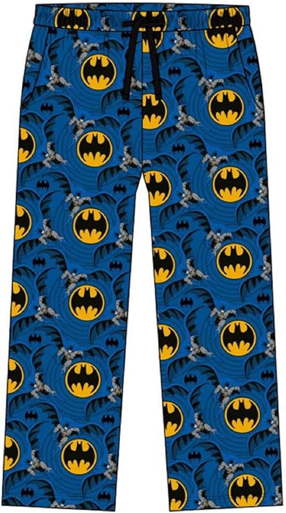 Men's DC Batman Pyjamas Bottoms Mens Batman Lounge Pants S, M, L & XL