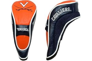 Team Golf NCAA Hybrid Golf Club Headcover, Hook-and-Loop Closure, Velour Lined for Extra Club Protection