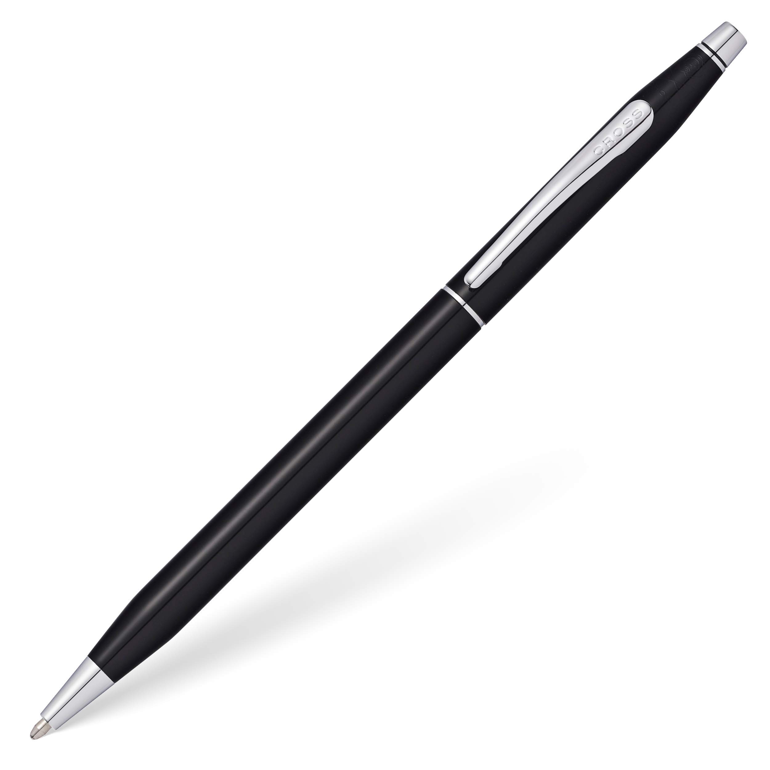 CROSS Classic Century Ballpoint Pen Black Lacquer incl. Premium Gift Box – Refillable Medium Ballpen