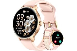 Smart Watch for Women, 1.27" AMOLED Screen Smartwatch, Answer/Make Call for iPhone/Android/Samsung, Fitness Tracker with 120+