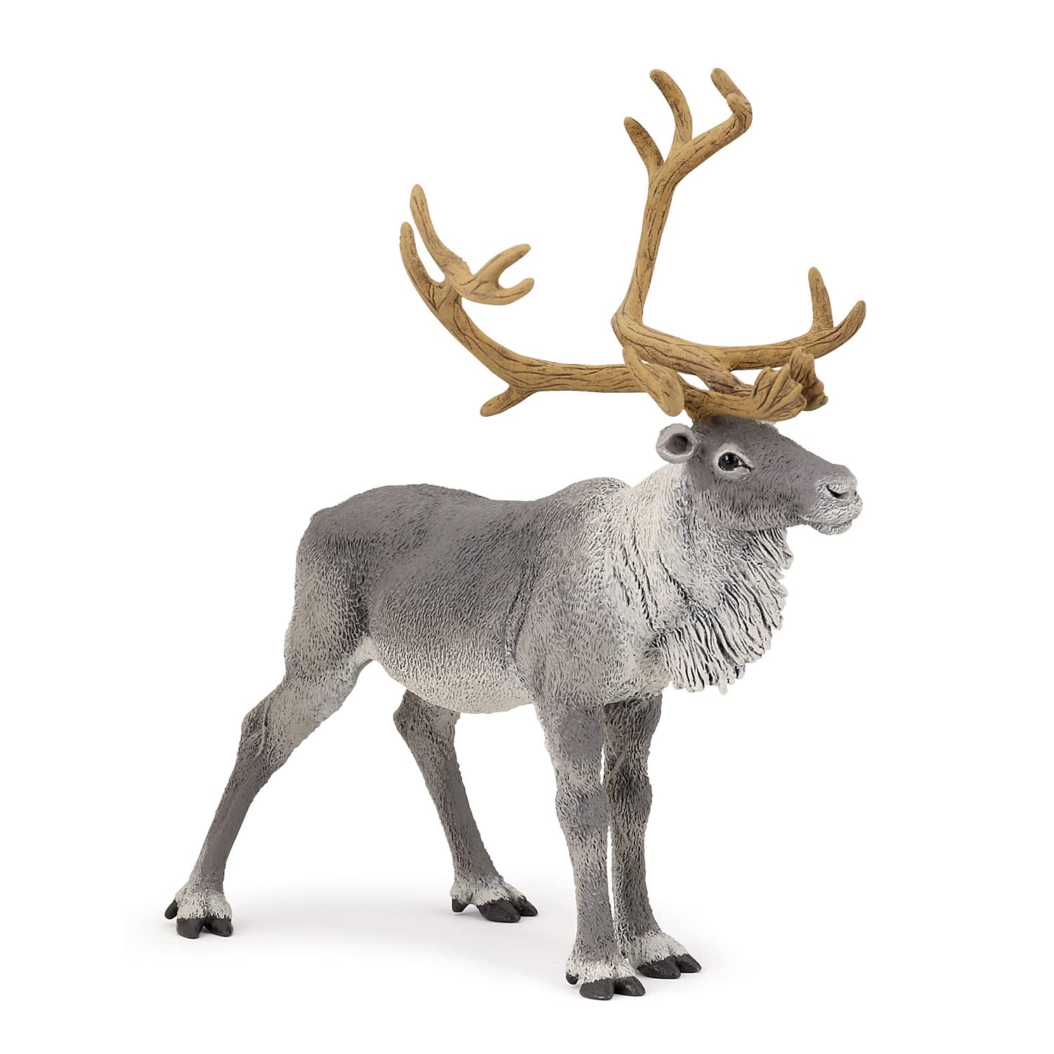 Papo - Animal figurine - Reindeer, Spirit of the Great North, Children's toy from 3 years - Discovering winter traditions and polar animals