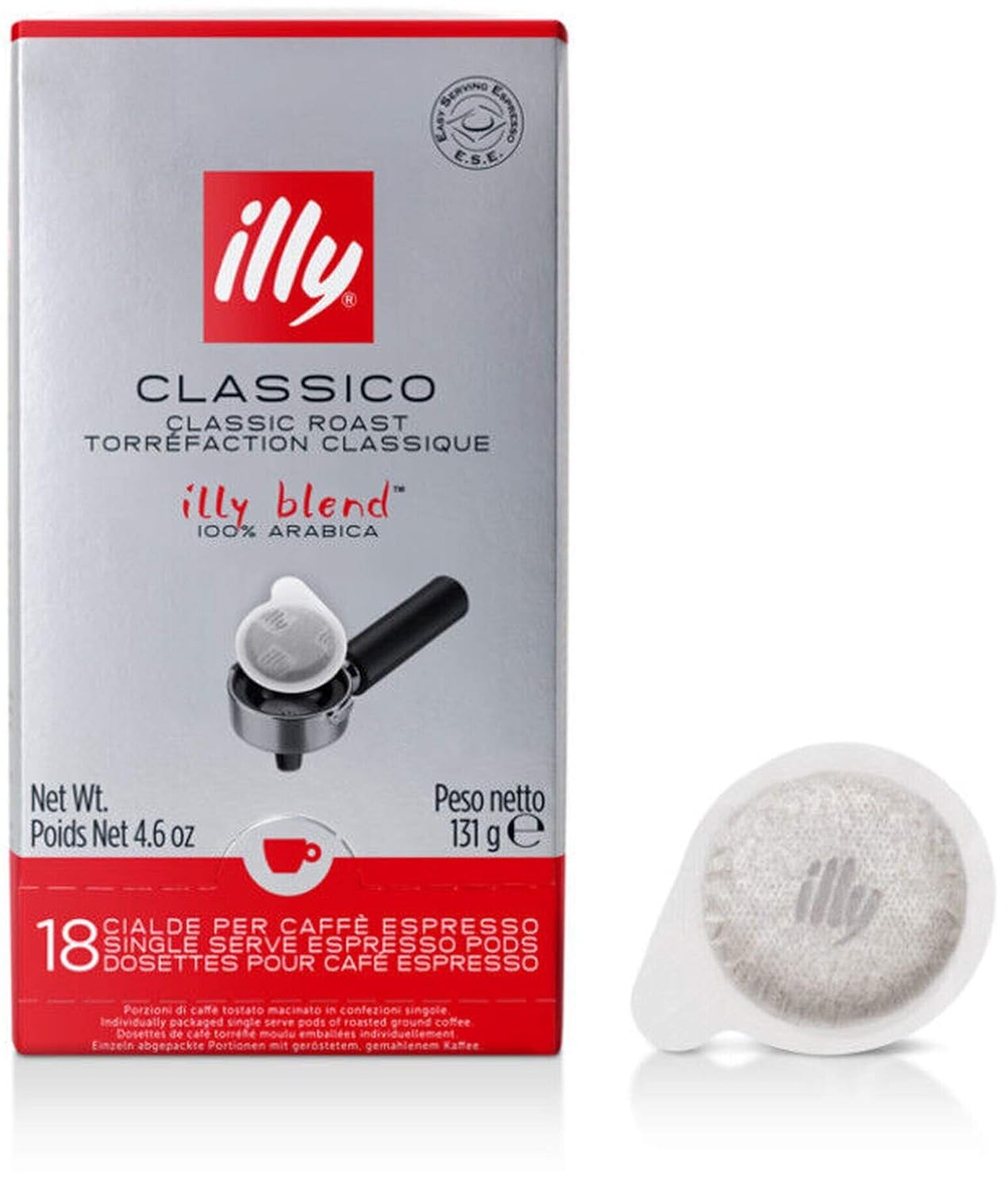 illy Cafe Espresso 18 Single Servings - 125g