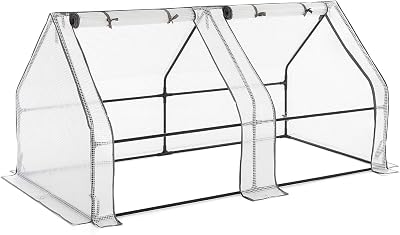 Christow Large Grow Tunnel Cloche Garden Polytunnel Greenhouse 1.8m