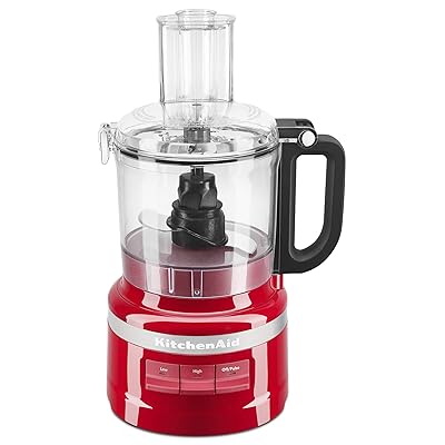 KitchenAid KFP0718ER 7-Cup Food Processor Chop, Puree, Shred and Slice - Empire Red