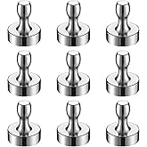 BTLIN Heavy Duty Fridge Magnets Extra Strong, Large Magnetic Push Pins for Kitchen Refrigerator Whiteboard Bulletin Board Office (18x22mm) 9Pack