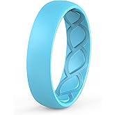 Saco Band Silicone Ring for Women - 6mm Width 1.9mm Thick