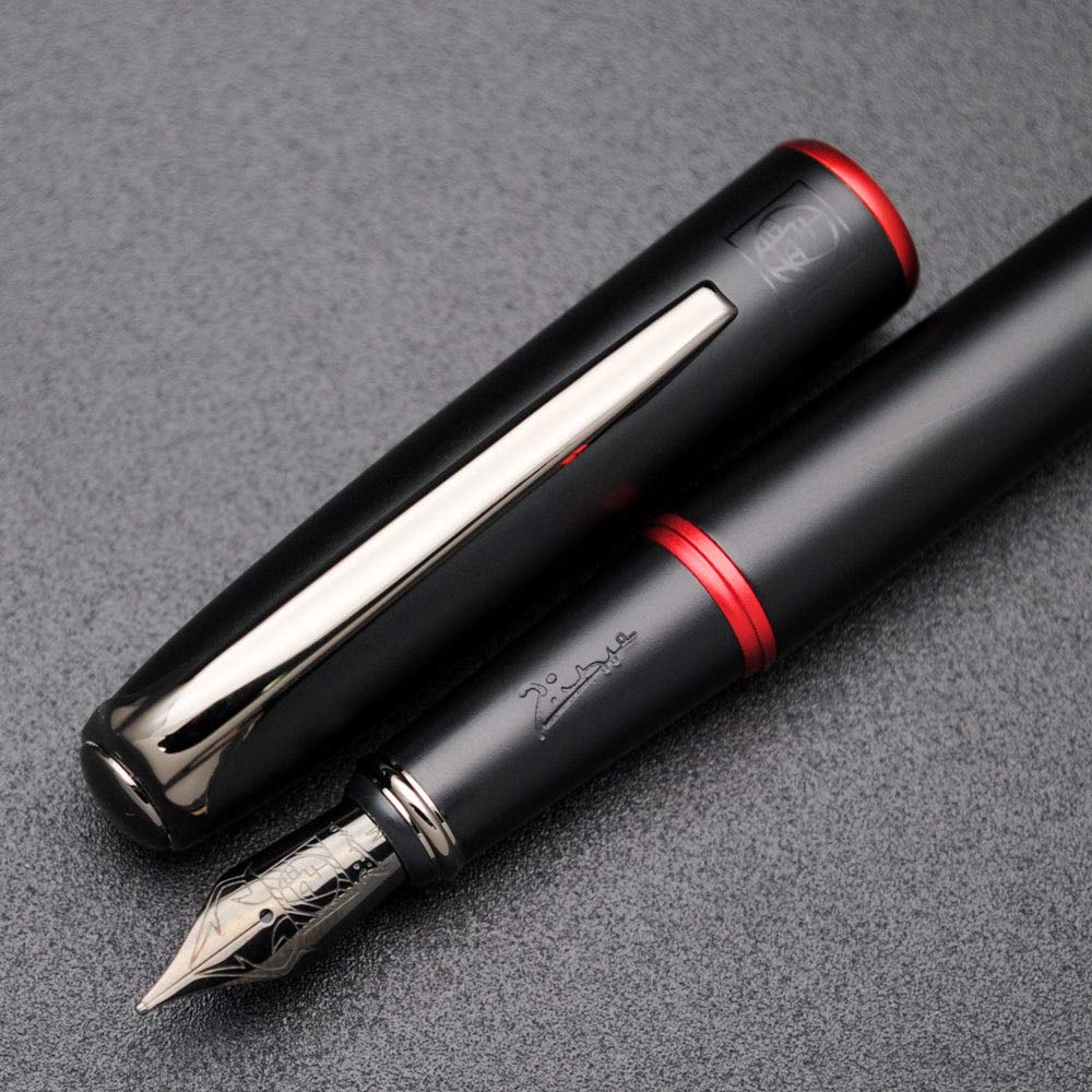 czxwyst Picasso 916 Malage Fountain Pen Original Box (Dawn Red, Medium Nib 0.7mm)