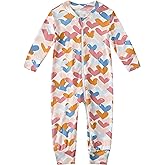 Owlivia Rayon from Bamboo Baby Footless Pajamas, Boys and Girls Zip up Sleep and Play, Long-Sleeve Coveralls