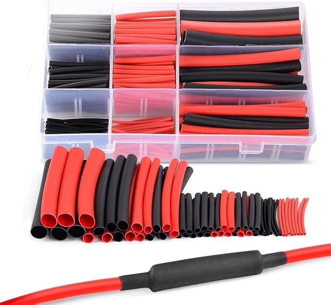 270pcs 31 Dual Wall Adhesive Heat Shrink Tubing Kit, 6 Sizes (Diameter