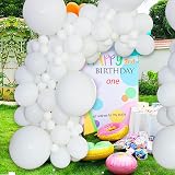 ASIYUHY White Balloons 100 Pack 12 Inch Latex with 2 Ribbon Rolls view 8
