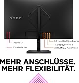 HP OMEN 32q 32" QHD 165Hz 1ms Gaming Monitor Height Adjustable AMD Freesync view 9