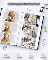 Popotop Photo Album 4x6 300 Photos Linen Cover 50 Sheets 100 Pages view 4