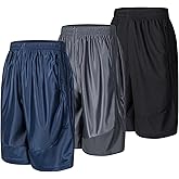 Abovewater Men’s Basketball Shorts with Deep Pockets Running Shorts & Gym Training Shorts with Drawstring