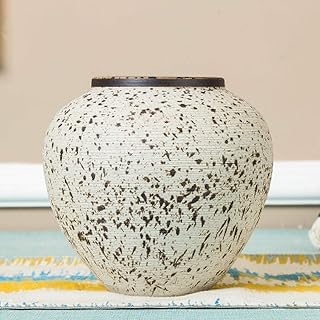 DSENIW QIDOFAN Crafts Dekorationen Art Craft Vase keramische Dekoration Heim-TV-Schrank Simulation Blume Blumentisch