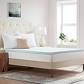 Twin Mattress Topper 2 Inch Gel Infused Memory Foam Cooling Pad CertiPUR US Certified - Enhance Sleep Quality with Pressure R