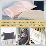 ZIMASILK 100% Mulberry Silk Pillowcase 19 Momme 80x80 cm Space Grey view 7