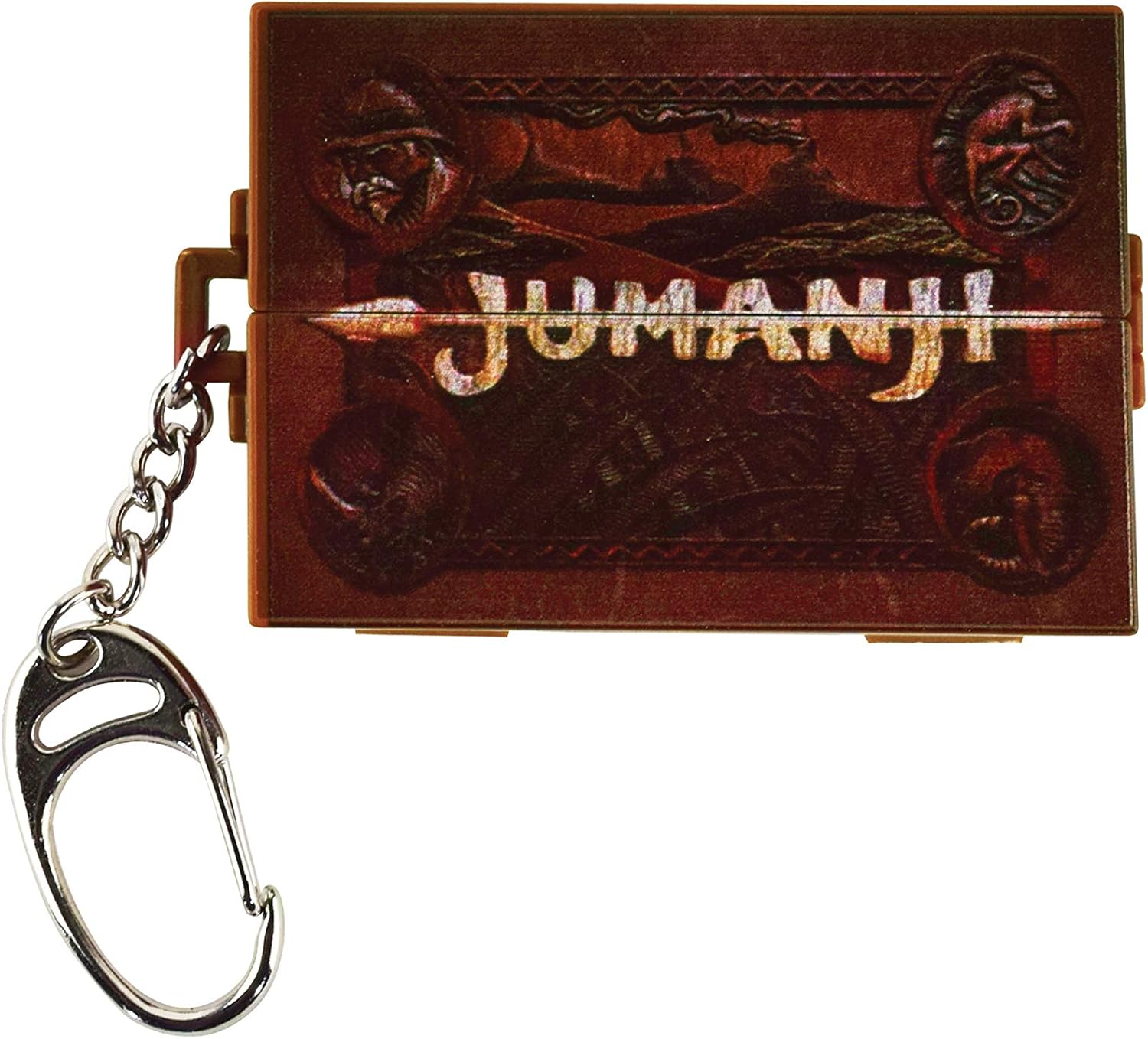 World's Coolest Miniature Jumanji Board Game Keychain - Accurate Novelty Film Replica Contains Magnetic Pieces and Dice - Image 3