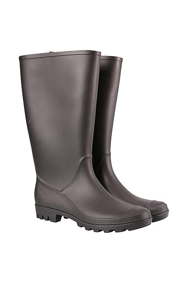 Mountain Warehouse Splash Damen-Gummistiefel - Wasserdichte Regenschuhe mit Textil-Innenfutter, Eva-Polster, Starke Griffigke