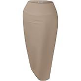 Reg and Plus Size Pencil Skirts for Women Below The Knee. Work,Weekends,Date Nights,Sexy Office Business Bodycon Skirts