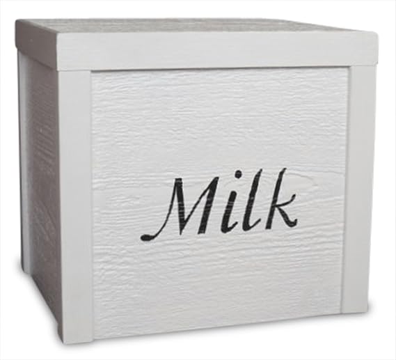 Wooden Milk Delivery Box (New) Amazon.co.uk Garden & Outdoors