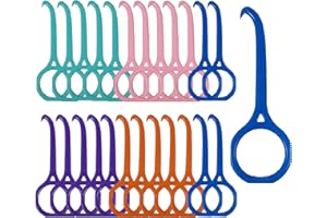 Maoerdental 25PCS Aligner Remover Tool,Clear Aligner Removal Tool for Invisalign,Mix 5 Bright Color Removal Aligner Tooth Hook for Invisible Braces