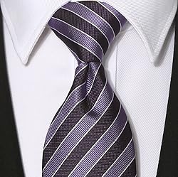 KissTies Mens 63'' Extra Long Tie Purple Lavender