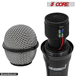 5 CORE Microphone Pair XLR Dynamic Mic Karaoke