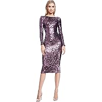 open lace back dress Amazon.com: Dress the Population Women's Natalie Long Sleeve Stretch Sequin  Midi Sheath Dress, Black Pearl, xs : Clothing, Shoes & Jewelry
