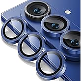 WSKEN for Z Fold 7 Camera Lens Protector Case Cover - Ultra HD Anti-Reflective Tempered Metal Glass Anti Scratch Rear Camera Screen Protector Film for Samsung Galaxy Z Fold 7 5G Accessories,Blue